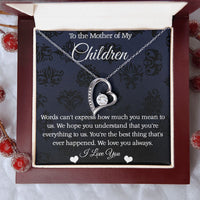 Load image into Gallery viewer, Mother of My Children Forever Love Necklace
