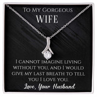 Load image into Gallery viewer, I Cannot Imagine Living Without You Alluring Beauty Necklace
