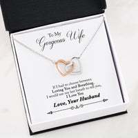 Load image into Gallery viewer, Gorgeous Wife Interlocking Heart Necklace
