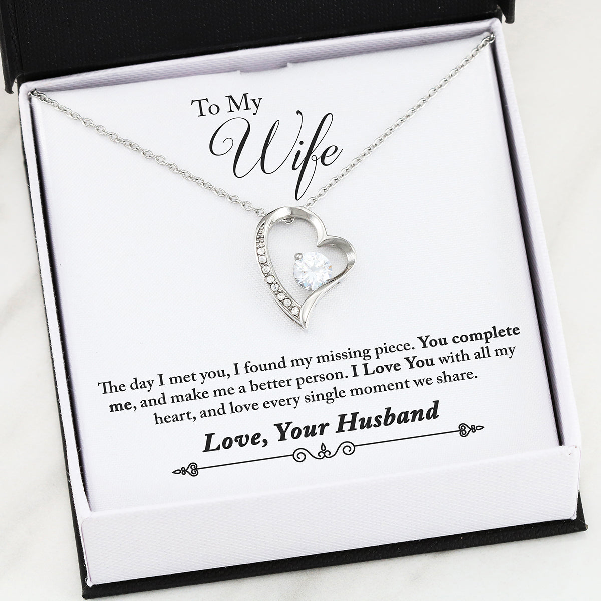 My Wife You Complete Me Necklace