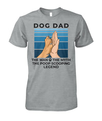Load image into Gallery viewer, Dog Dad - The Man Myth Legend Shirt (Black Text)
