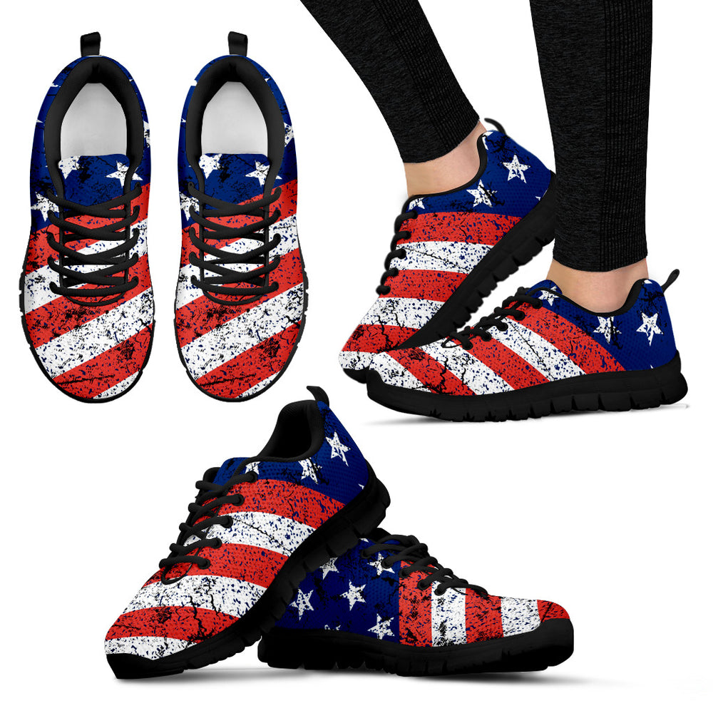 All American Women's Sneakers Black Soles