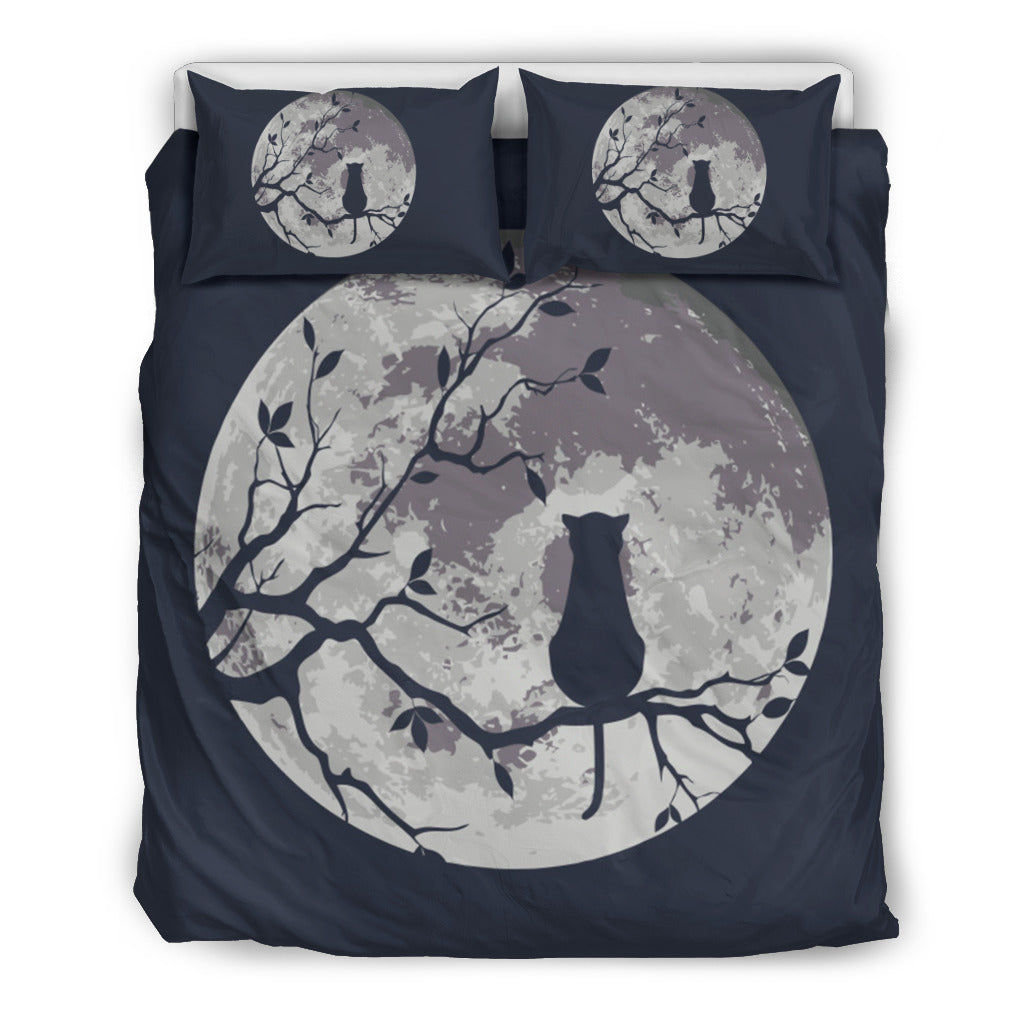 Cat With Full Moon Bedding Set - $114.95 - $124.95