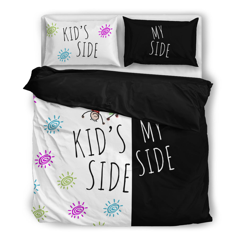 Kids Side and My Side Bedding Set