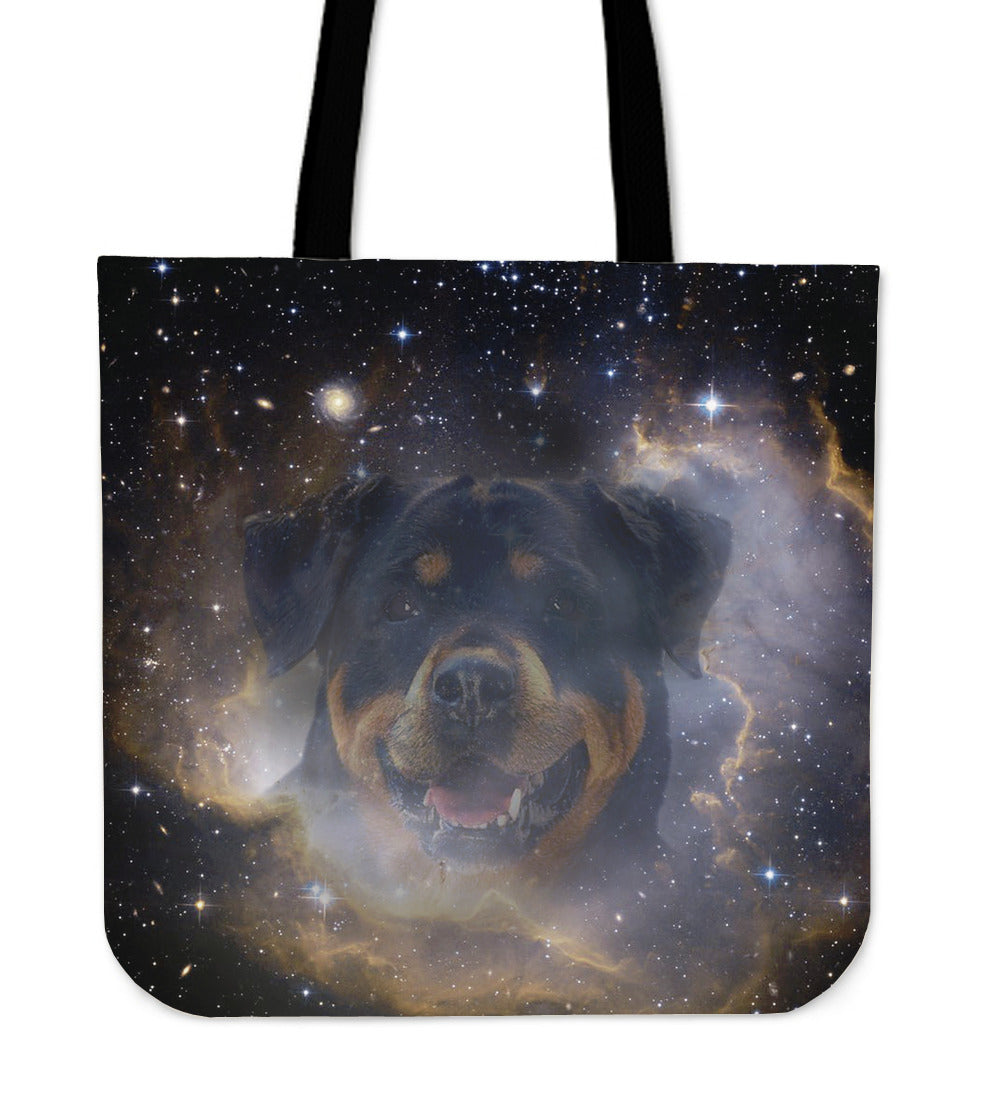 Rottweiler Starry Night Tote Bag