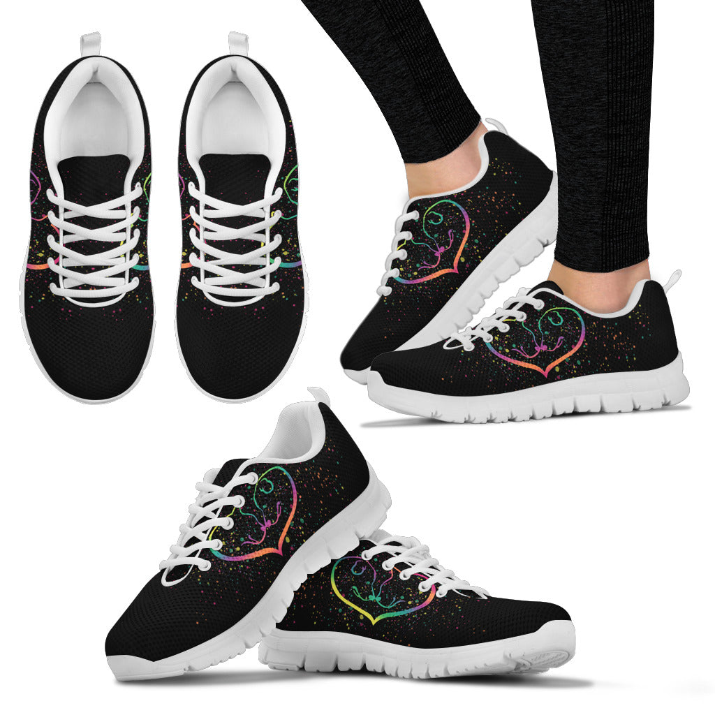 Cat and Dog Women's Sneakers