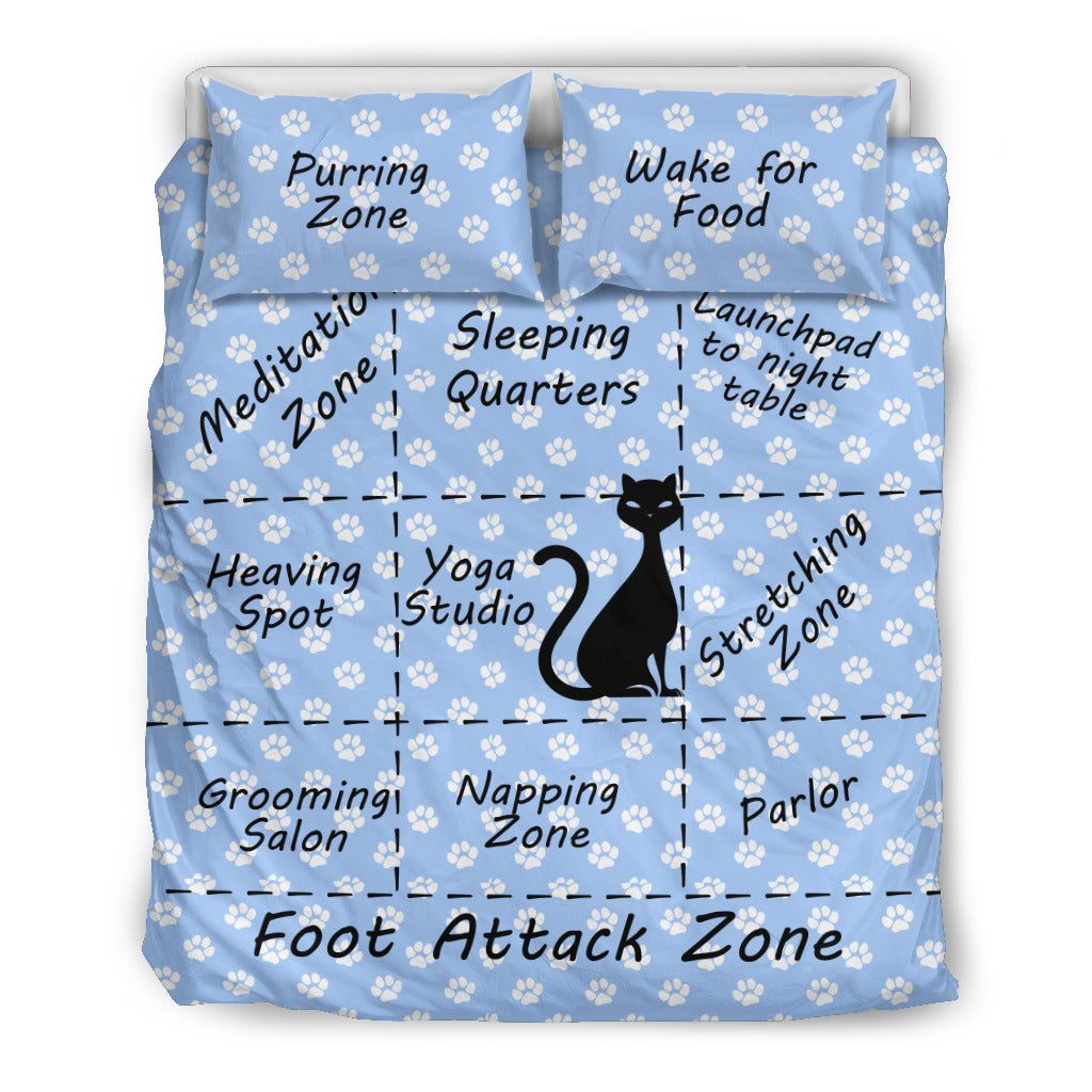 Blue Cat's Map of the Bedding Set - $114.95 - $124.95