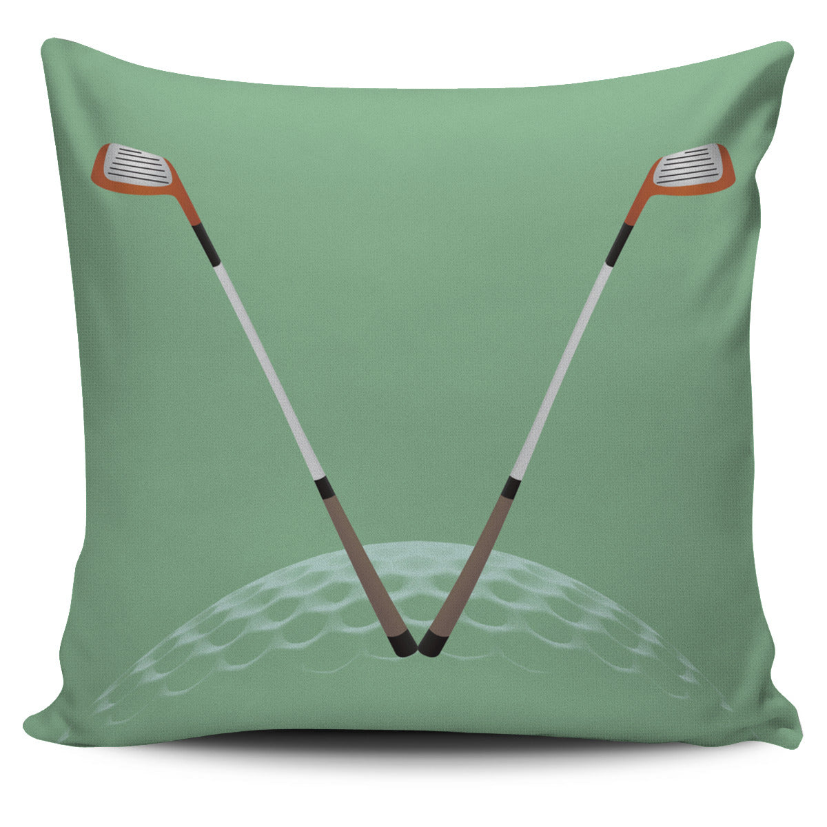 Golf Clubs Pillow Cover