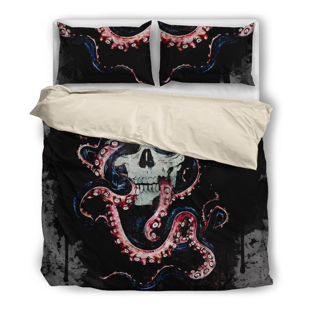 Octopus and Skull Bedding Set - $114.95 - $124.95