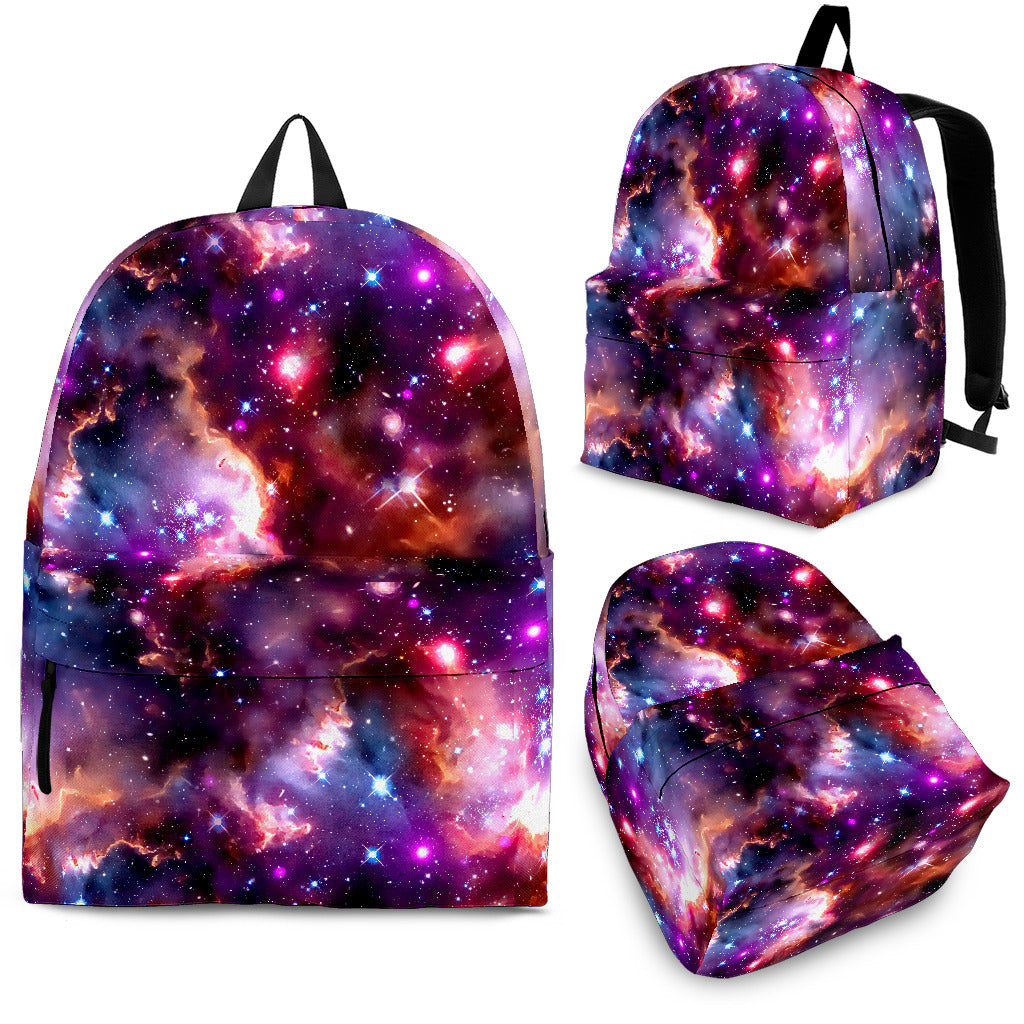 Purple Pink Galaxy Backpack