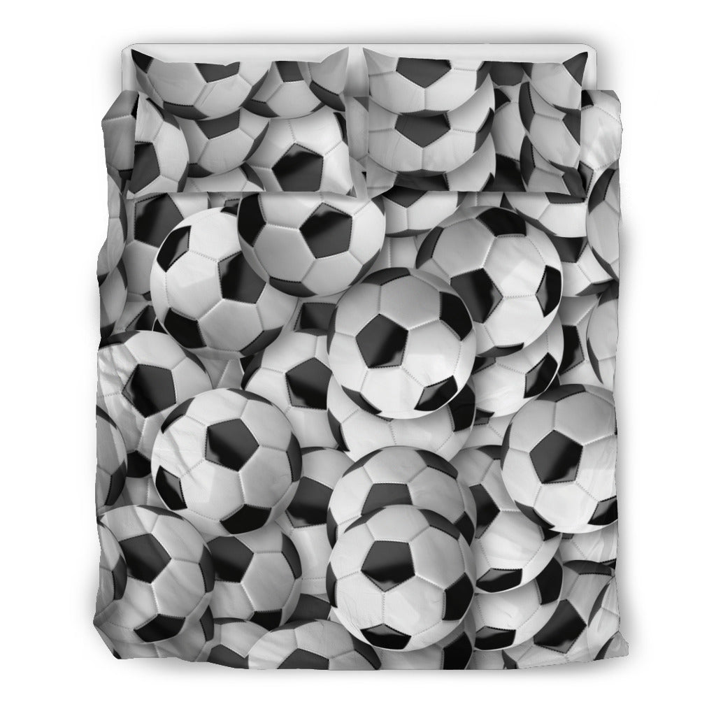 Soccer Balls Bedding Set With Beige Backing -$114.95 - $124.95