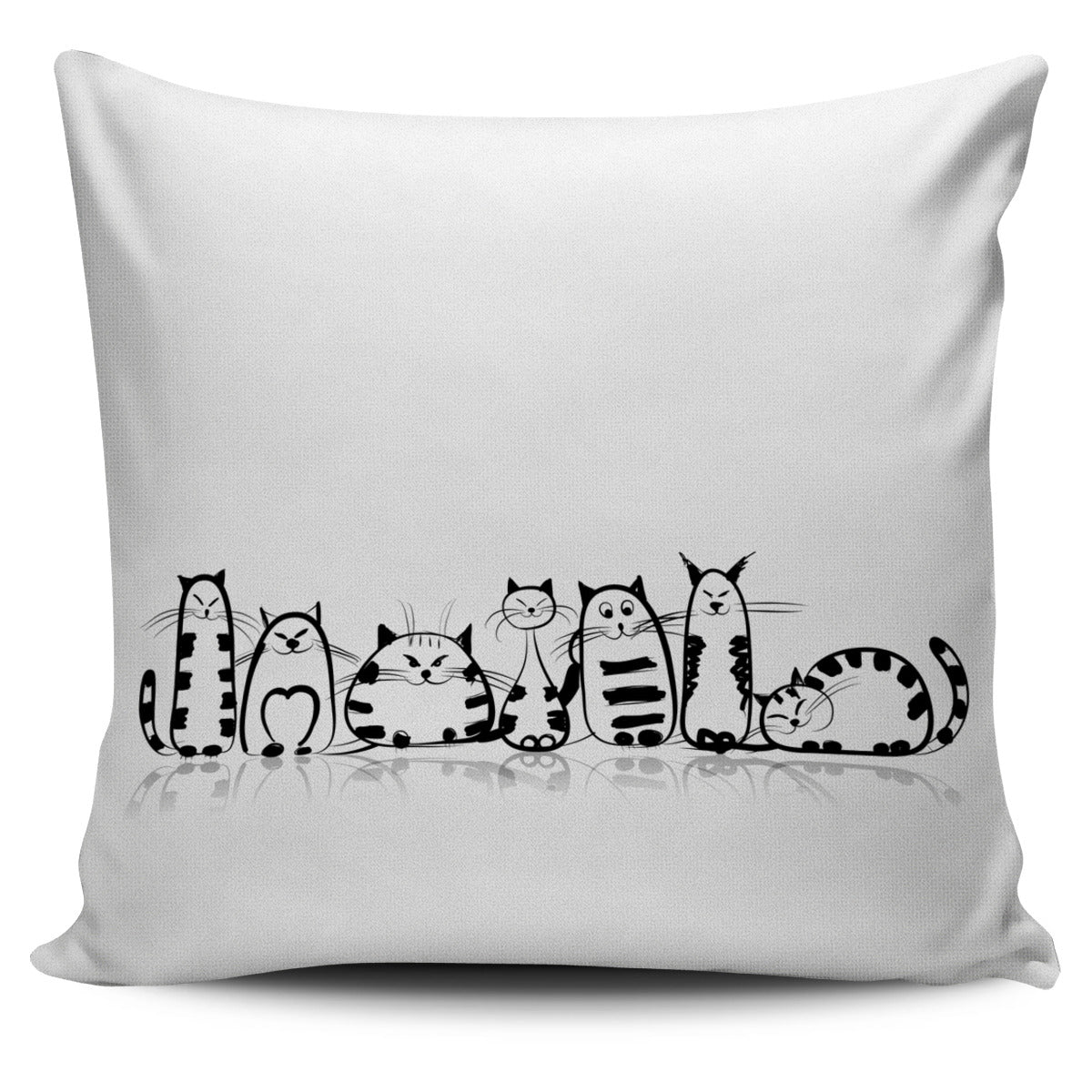 Funny Cat Pillow Cover