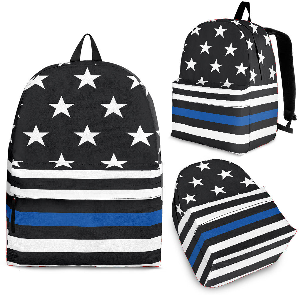Blue Lives Matter Police Backpack