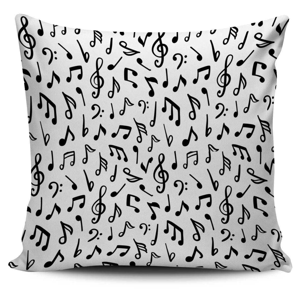 Music Notes Pillow Cover