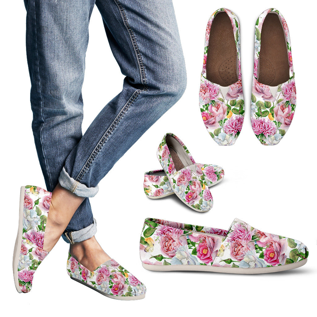 Floral Women's Casual Canvas Shoes