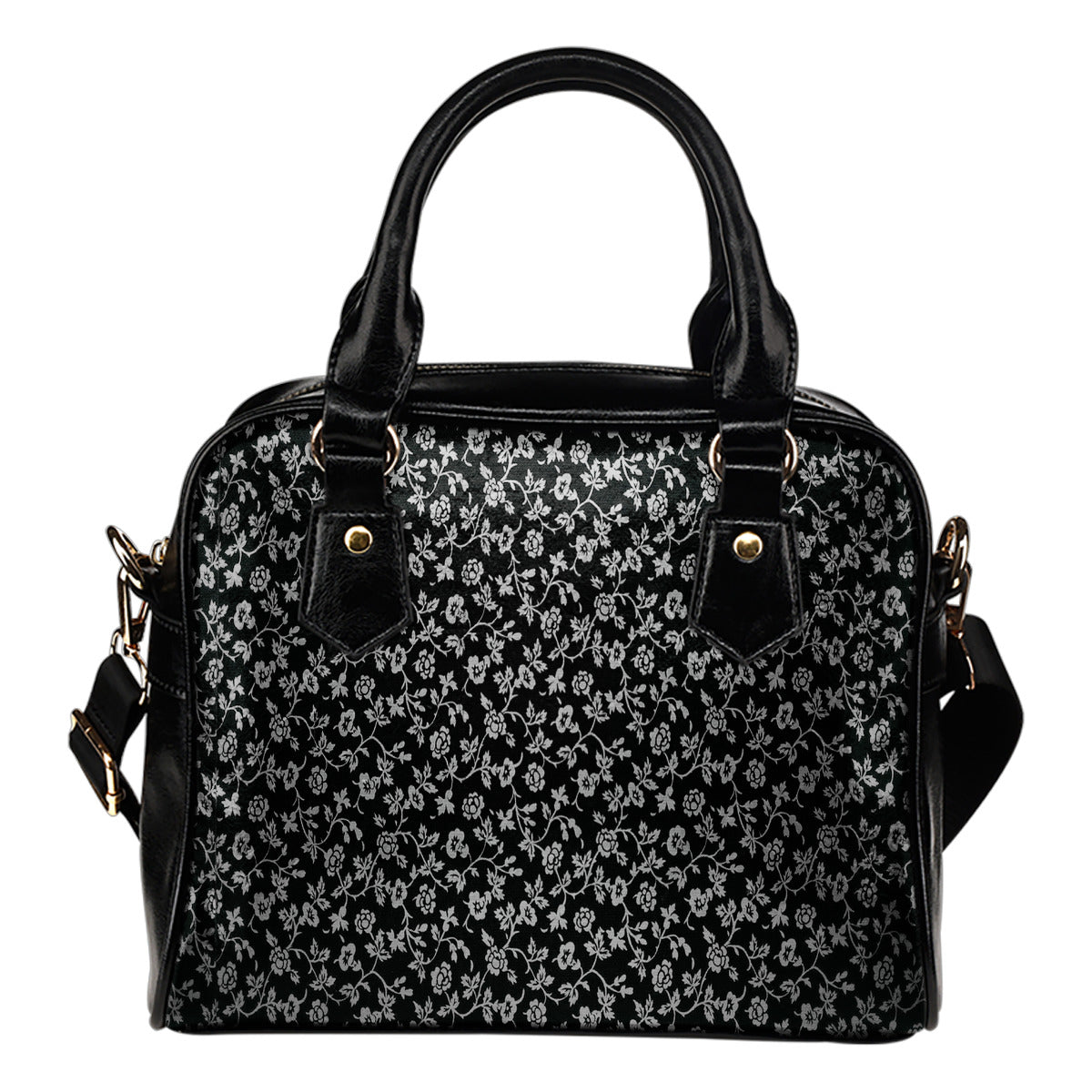 Floral Pattern Shoulder Handbag
