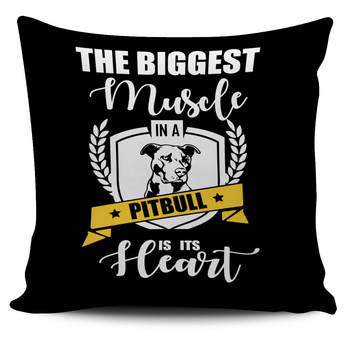 Pitbull's Heart Pillow Covers