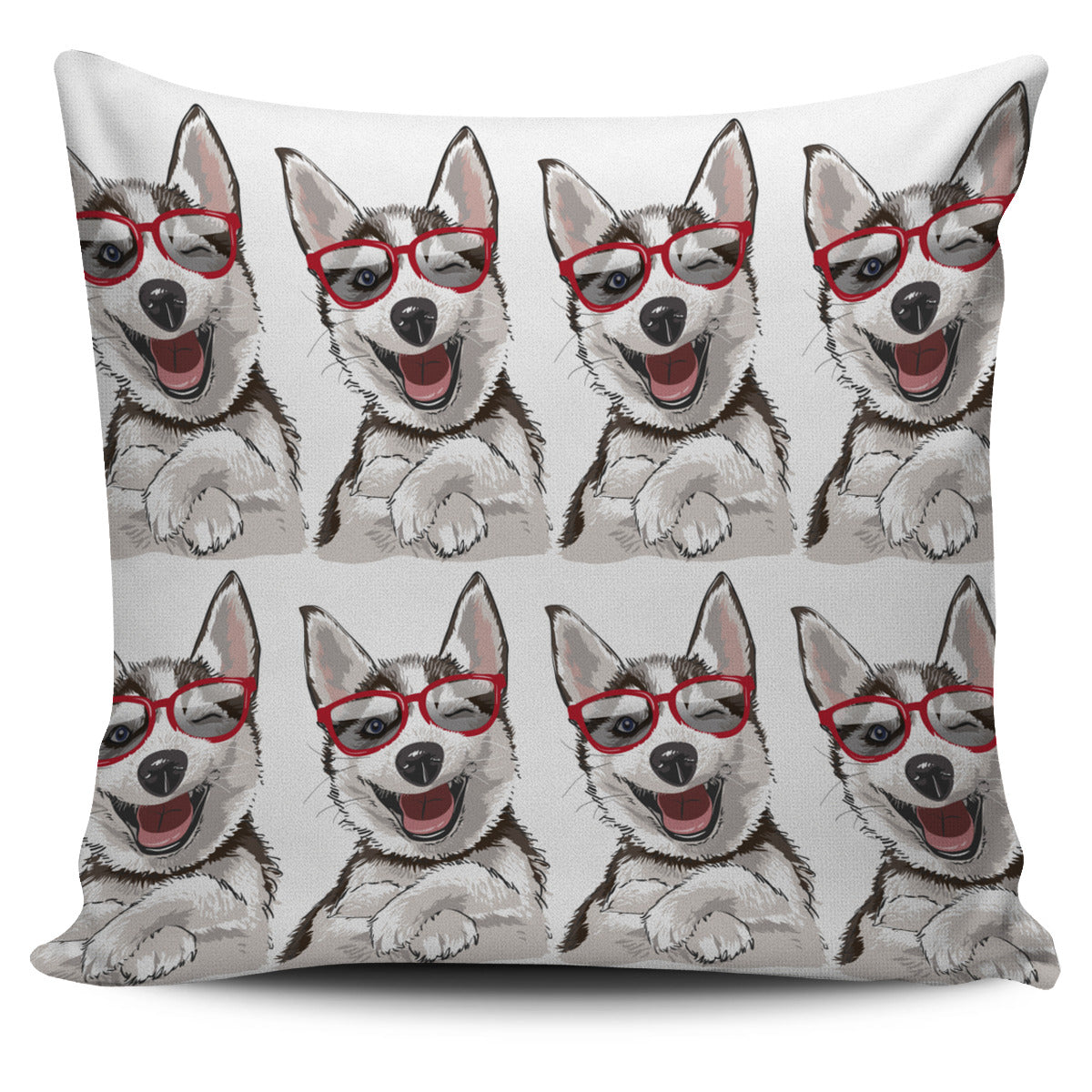 Laughing Dog Pillow Cover