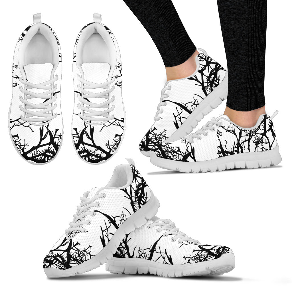 Gloomy Tree Women's Sneakers White Soles