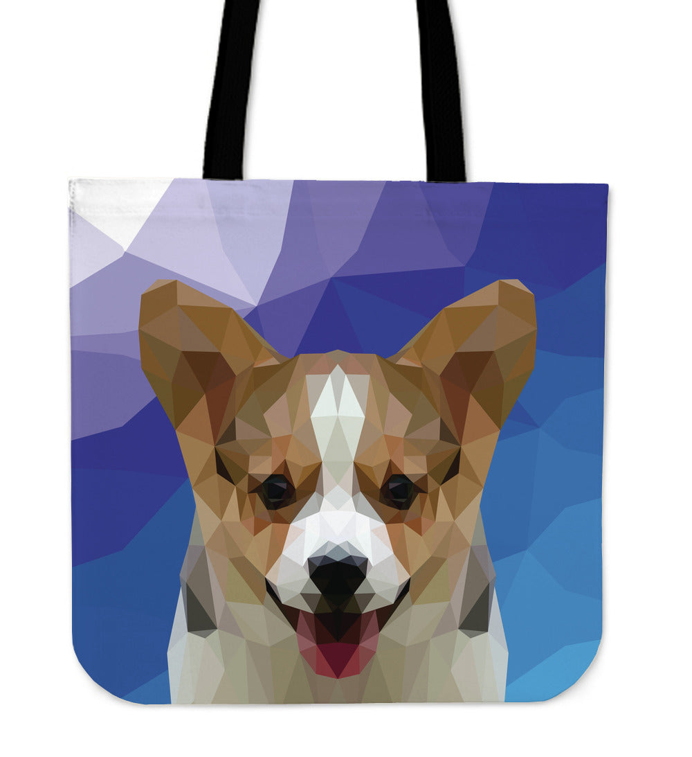 Corgi Dog Mosaic Tote Bag