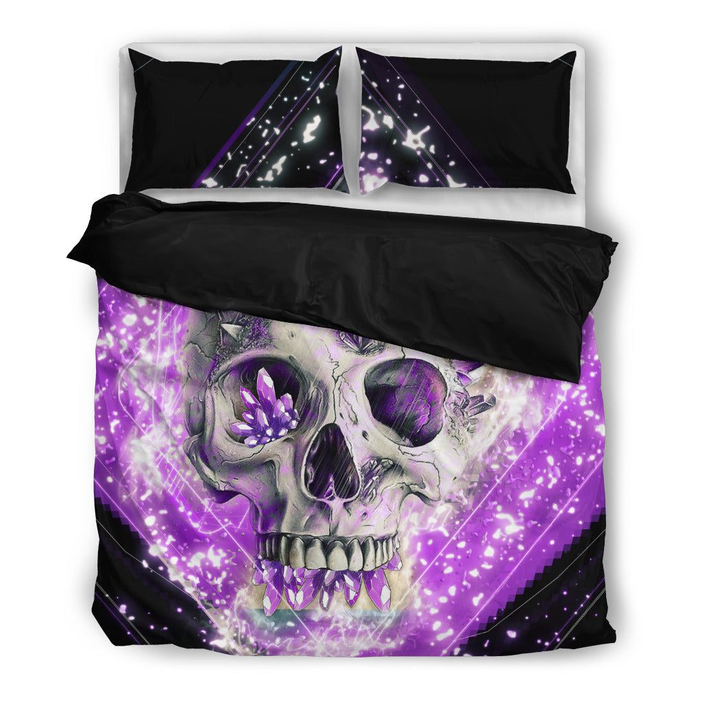 Purple Skull Bedding Set - $114.95 - $124.95