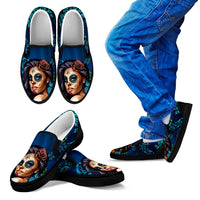 Load image into Gallery viewer, Calavera Children&#39;s Slip-Ons
