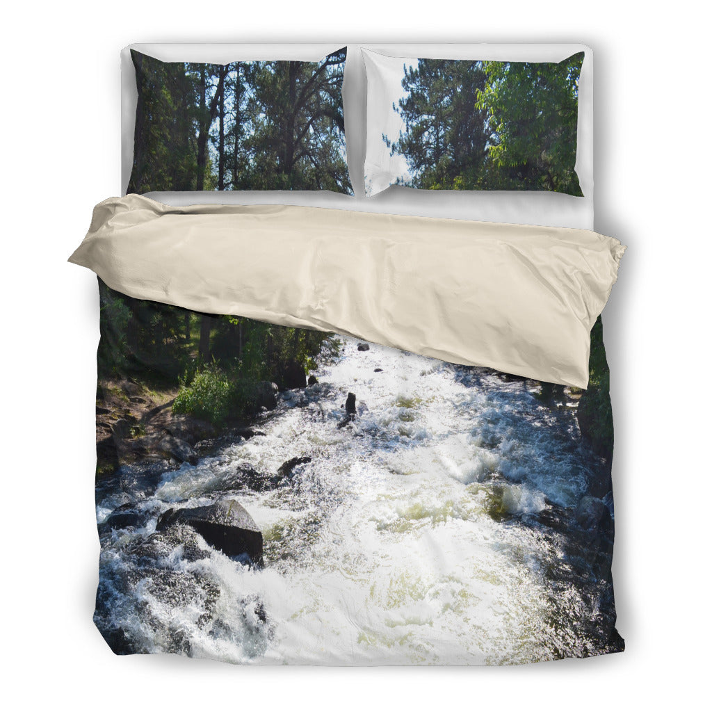 Relaxing Rapids Bedding Set With Beige Backing - $114.95 - $124.95