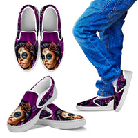 Load image into Gallery viewer, Calavera Children&#39;s Slip-Ons
