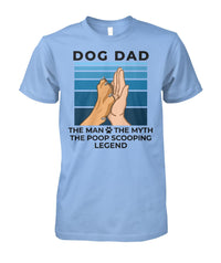 Load image into Gallery viewer, Dog Dad - The Man Myth Legend Shirt (Black Text)
