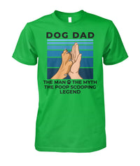 Load image into Gallery viewer, Dog Dad - The Man Myth Legend Shirt (Black Text)
