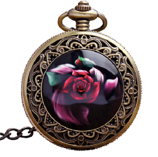 Rose Pocket Watch