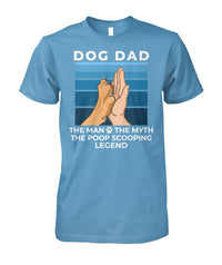 Load image into Gallery viewer, Dog Dad - The Man Myth Legend Shirt (White Text)
