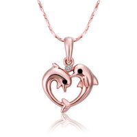Load image into Gallery viewer, Dolphin Rose Gold Necklace
