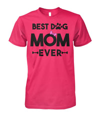 Load image into Gallery viewer, Best Dog Mom Shirt (Black Text)
