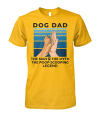 Load image into Gallery viewer, Dog Dad - The Man Myth Legend Shirt (Black Text)

