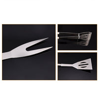 Load image into Gallery viewer, BBQ Stainless Steel Grilling Tool Set
