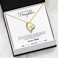 Load image into Gallery viewer, Daughter You Will Always Have Me Mom Necklace
