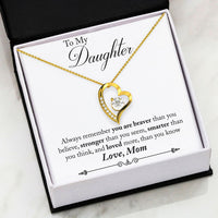 Load image into Gallery viewer, Daughter Braver Than You Believe Necklace
