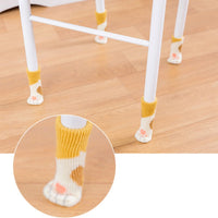 Load image into Gallery viewer, Cat Sock Floor Protectors (Set of 4)
