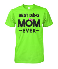 Load image into Gallery viewer, Best Dog Mom Shirt (Black Text)
