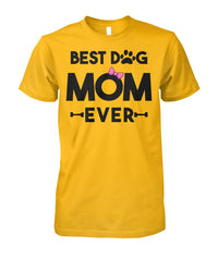 Load image into Gallery viewer, Best Dog Mom Shirt (Black Text)

