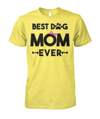 Load image into Gallery viewer, Best Dog Mom Shirt (Black Text)
