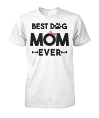 Load image into Gallery viewer, Best Dog Mom Shirt (Black Text)
