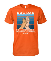 Load image into Gallery viewer, Dog Dad - The Man Myth Legend Shirt (White Text)
