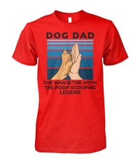 Load image into Gallery viewer, Dog Dad - The Man Myth Legend Shirt (Black Text)

