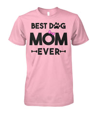 Load image into Gallery viewer, Best Dog Mom Shirt (Black Text)
