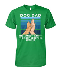 Load image into Gallery viewer, Dog Dad - The Man Myth Legend Shirt (White Text)
