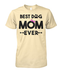Load image into Gallery viewer, Best Dog Mom Shirt (Black Text)
