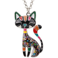 Load image into Gallery viewer, Cat Enamel Necklaces
