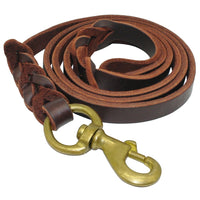 Load image into Gallery viewer, Braided Leather Dog Leash

